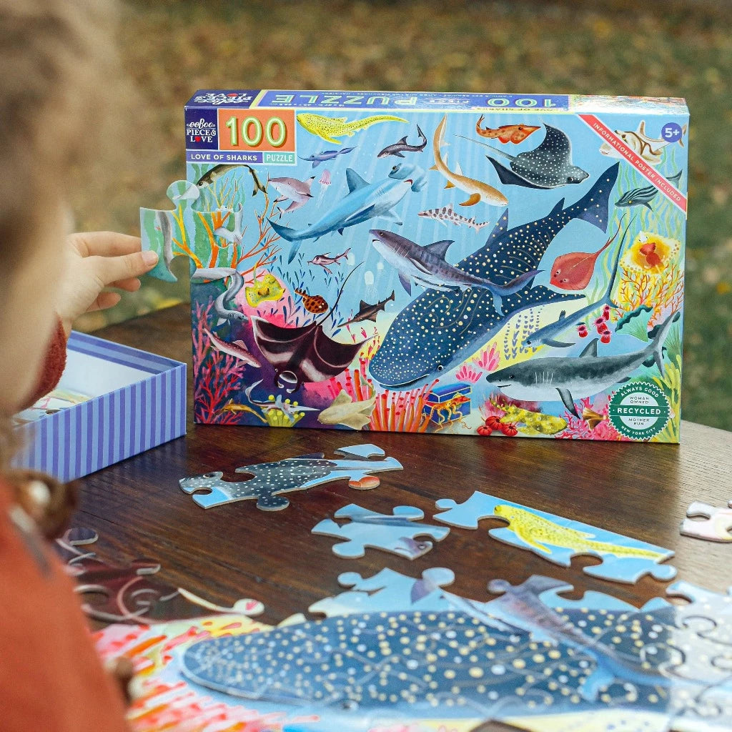 Love of Sharks 100 pc Puzzle