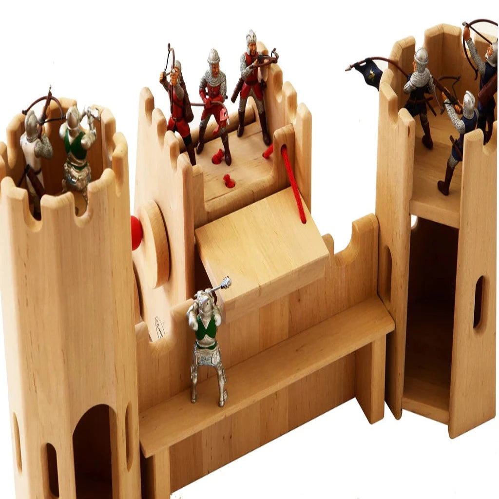 Siege tower for castle walls storm.
