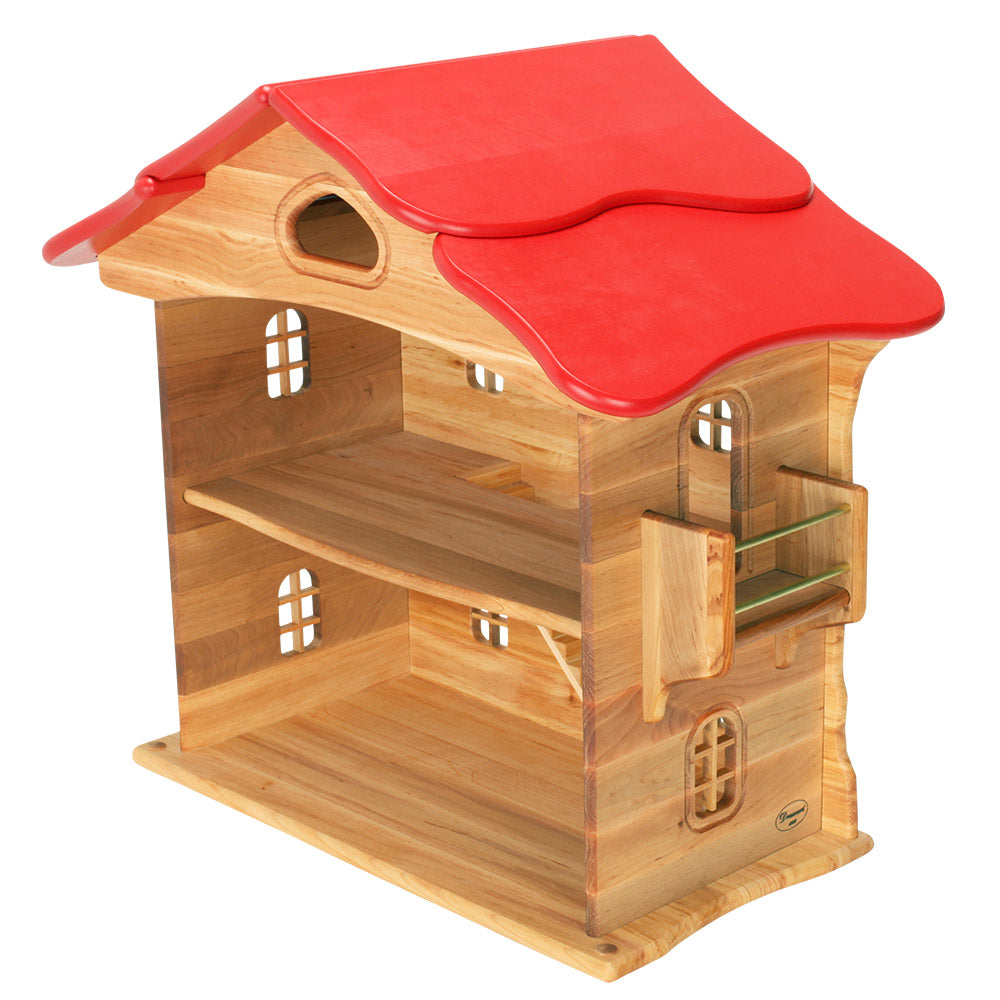 Drewart Lilla's Dollhouse with Red or Natural Roof