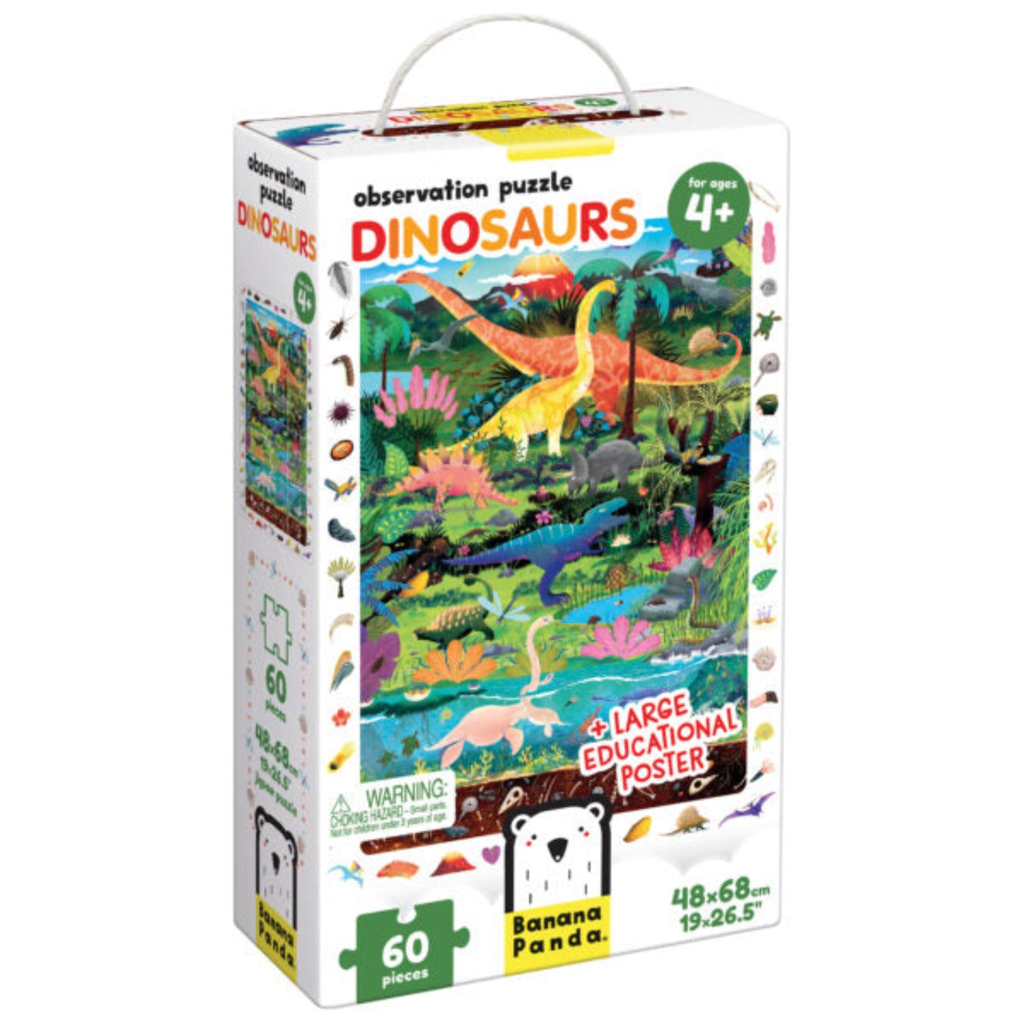 60 Piece Observation Dinosaurs Puzzle
