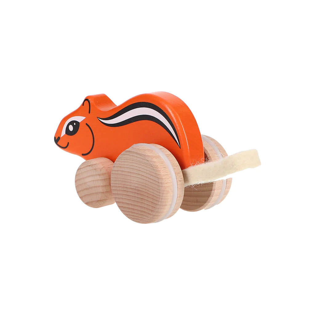 Bajo Zenek the Chipmunk- Funny Wooden Push Toy