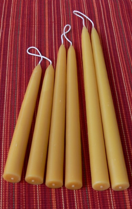 Beeswax Tapers - set of 2