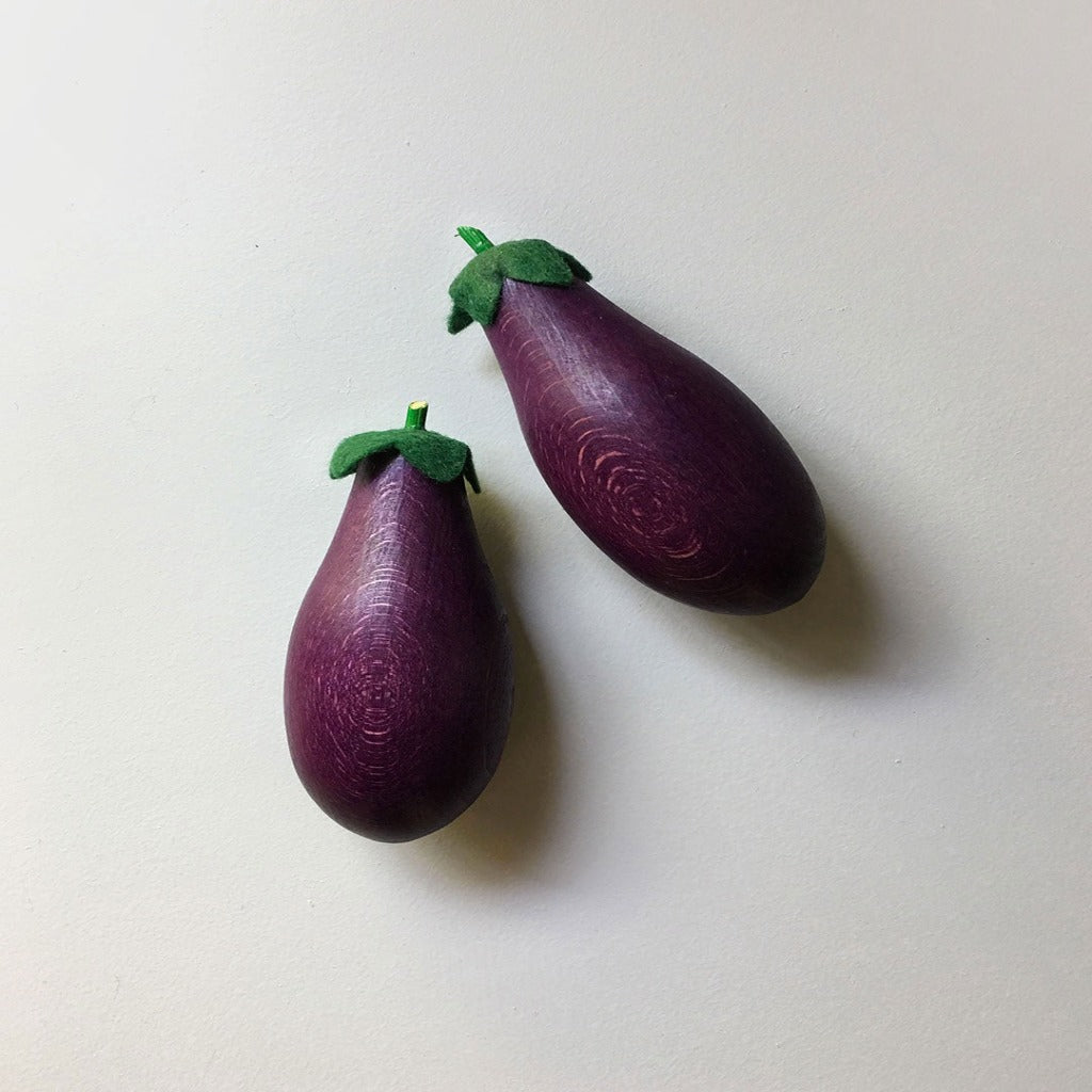 Erzi Wooden Eggplant for Kitchen Play