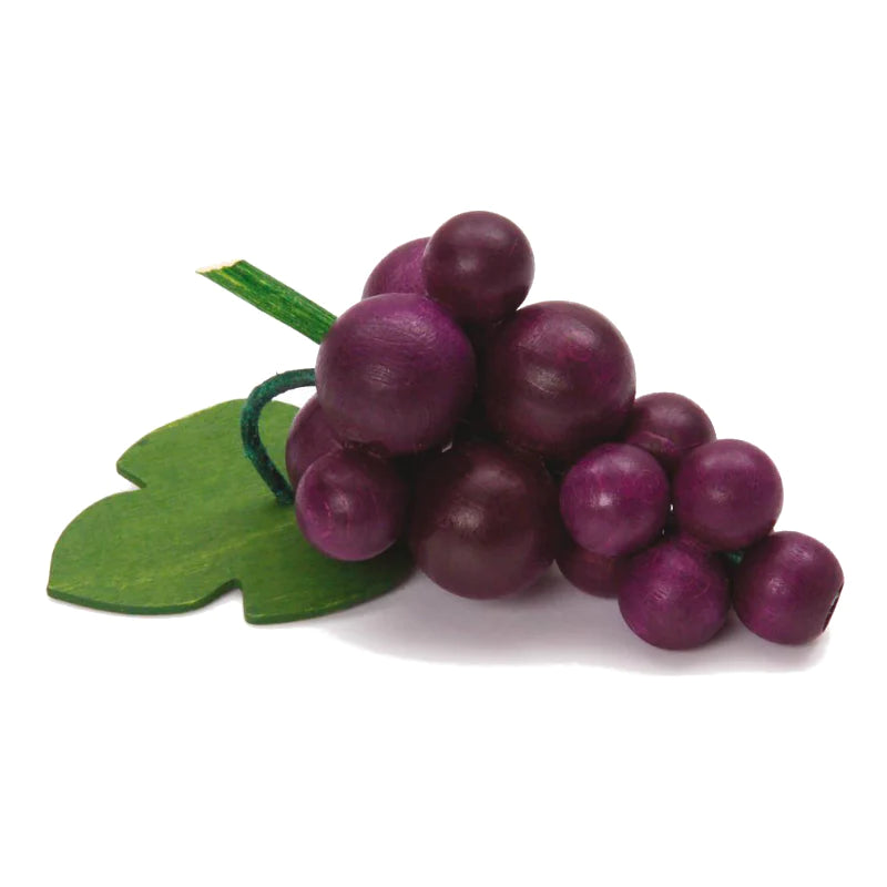 Bunch of purple grapes for kitchen play