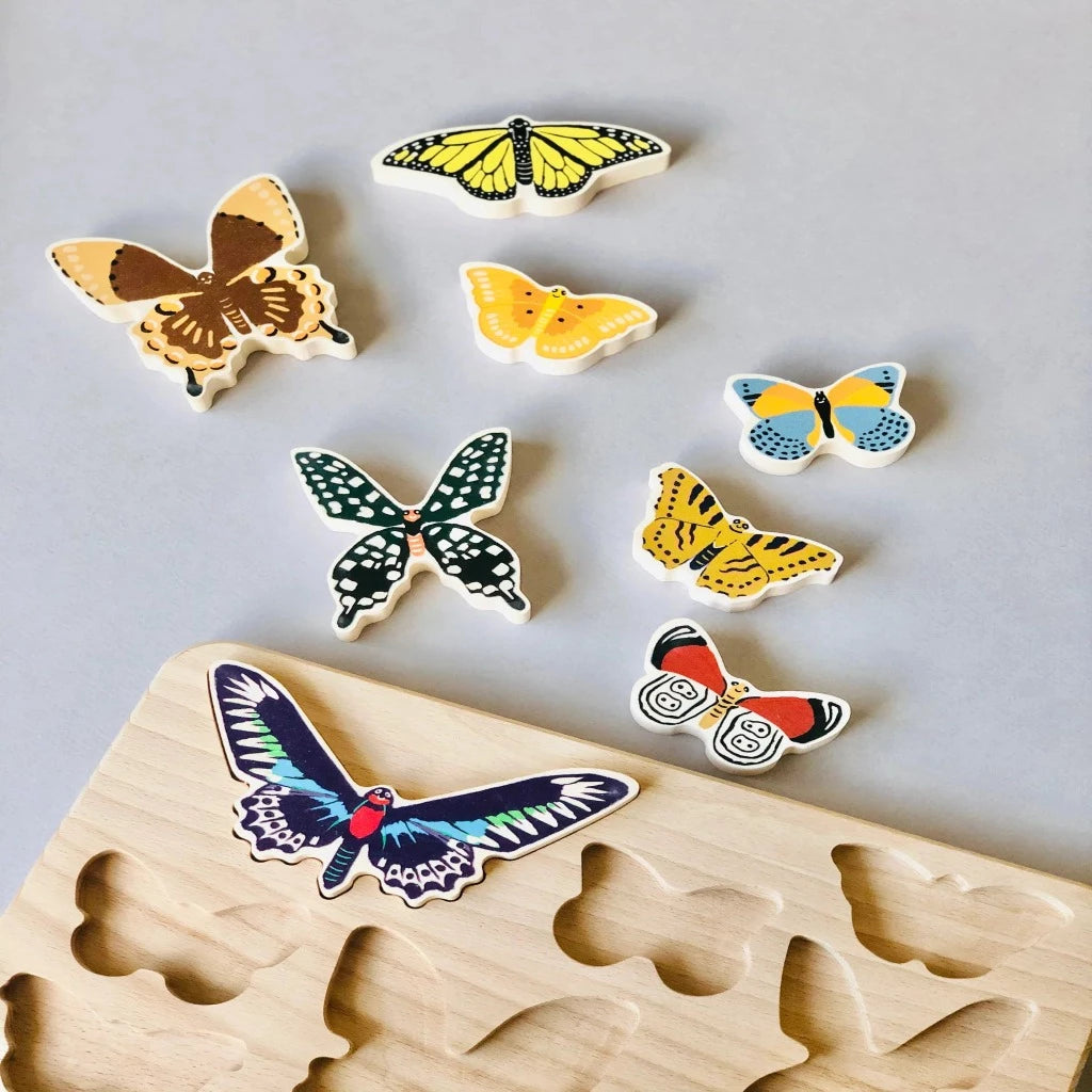Bajo World of Butterflies Puzzle and Stacking Toy