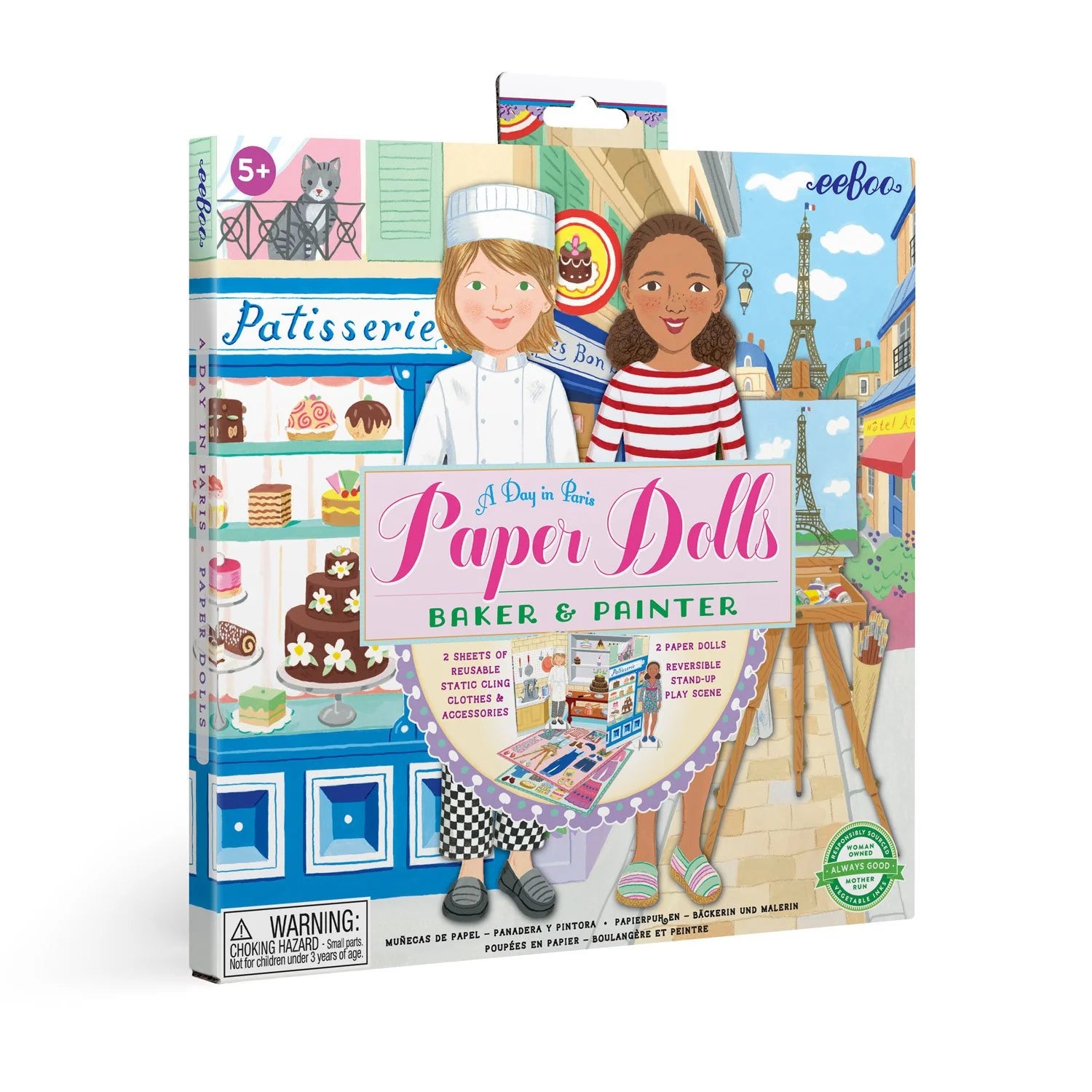 A Day in Paris Paper Doll Set
