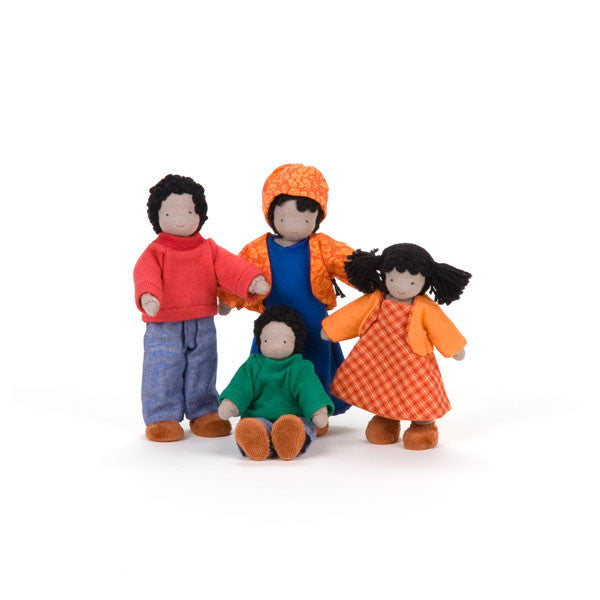 dressable dollhouse family - medium skin - Nova Natural Toys & Crafts - 1
