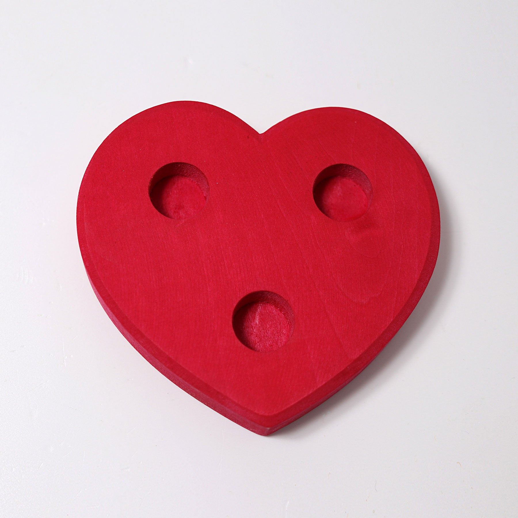 Large heart candle holder