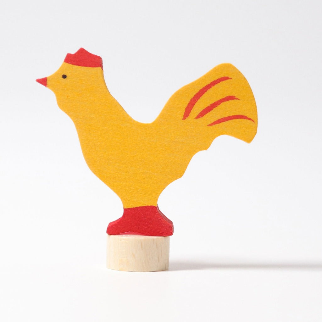 Rooster ring ornament