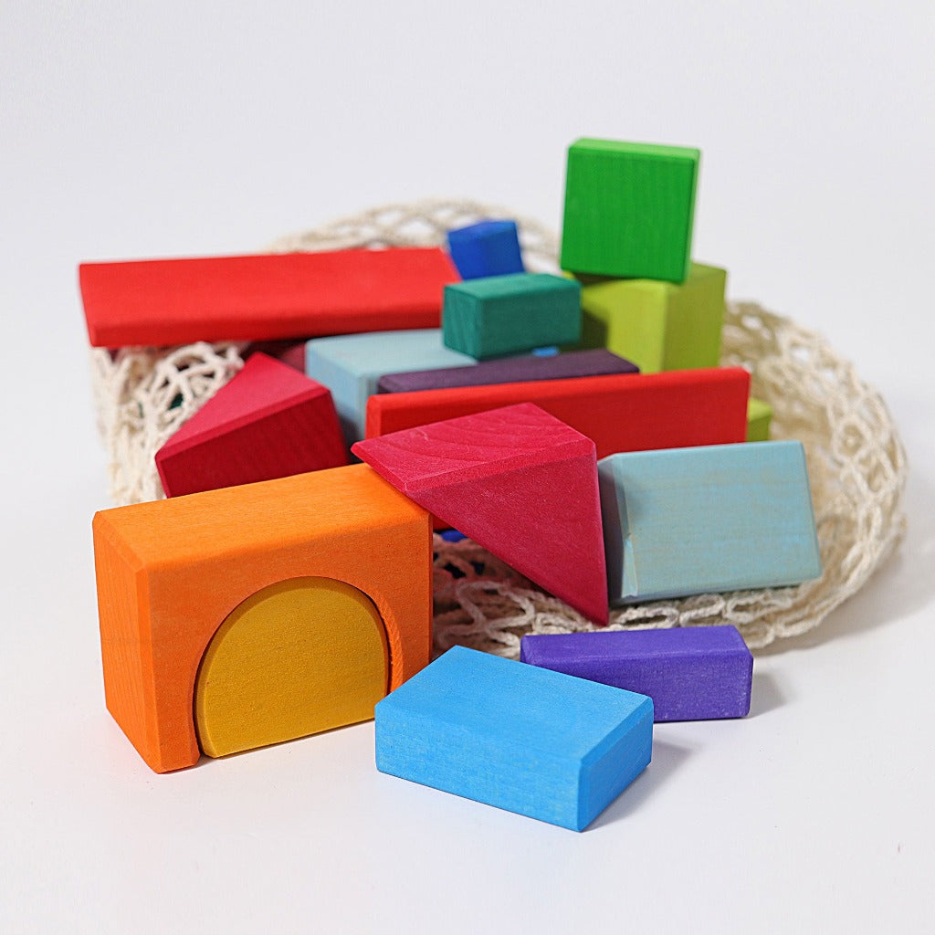 Grimm Wooden Rainbow and Natural  blocks