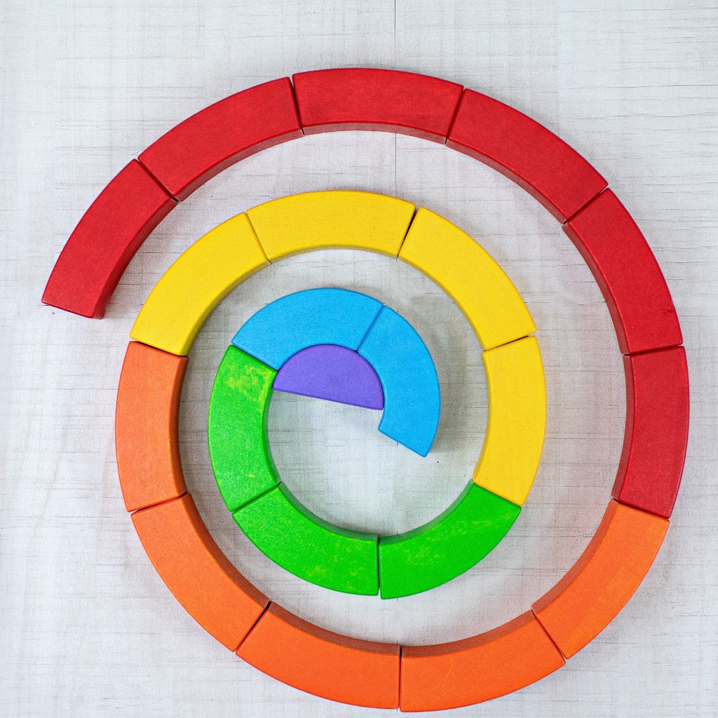 Bajo Vibrant Rainbow Blocks