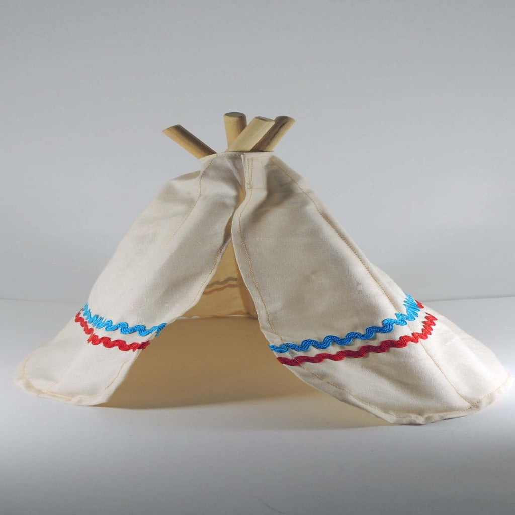 Little tent for Native American doll family