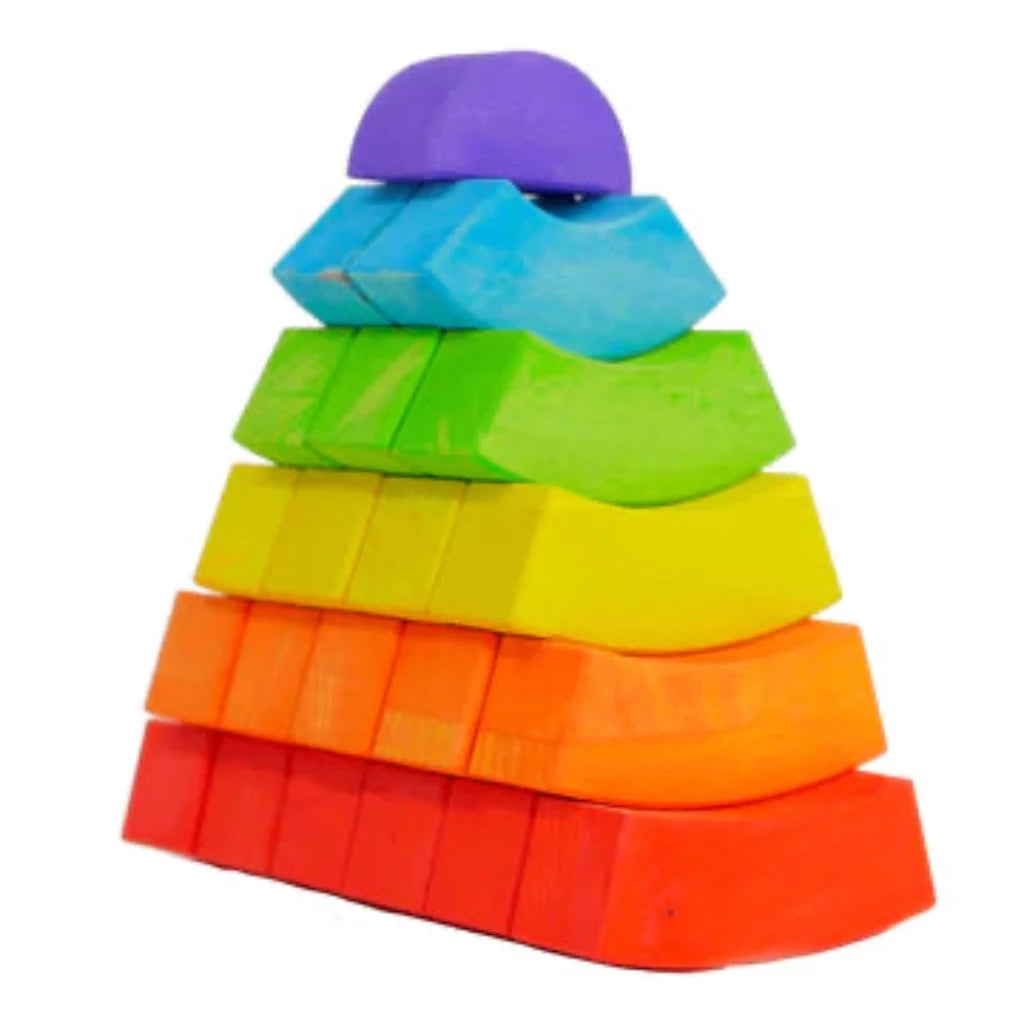 Bajo Vibrant Rainbow Blocks