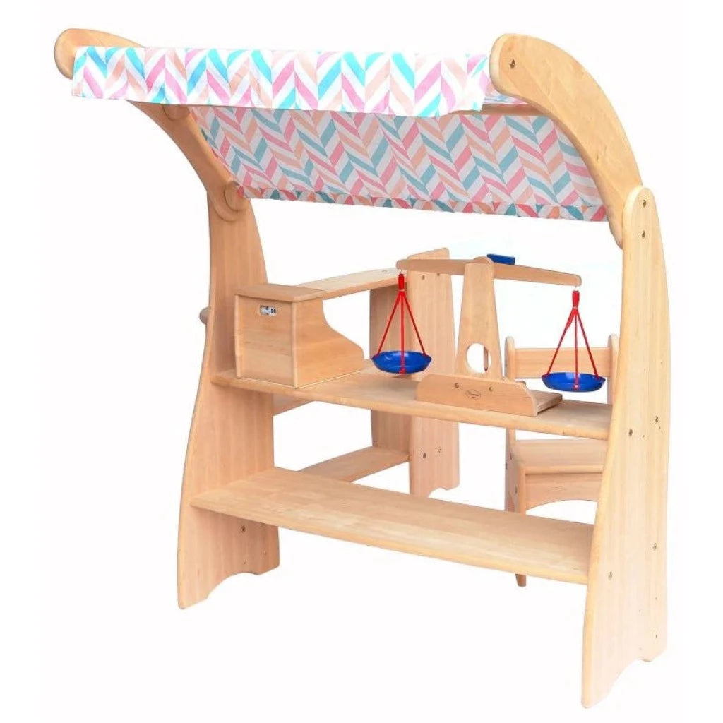 Play Stands or Play shop or full arch.