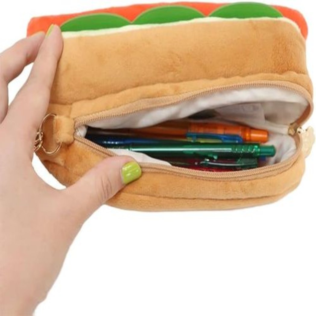 Zipper Pouches in the Shape of Food