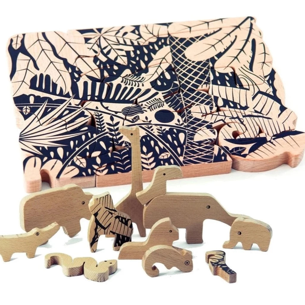 Wooden Jungle Puzzle