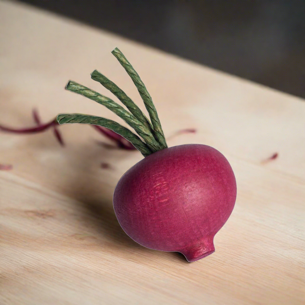 Erzi Beetroot Wooden Vegetable for Kitchen and Shop Play