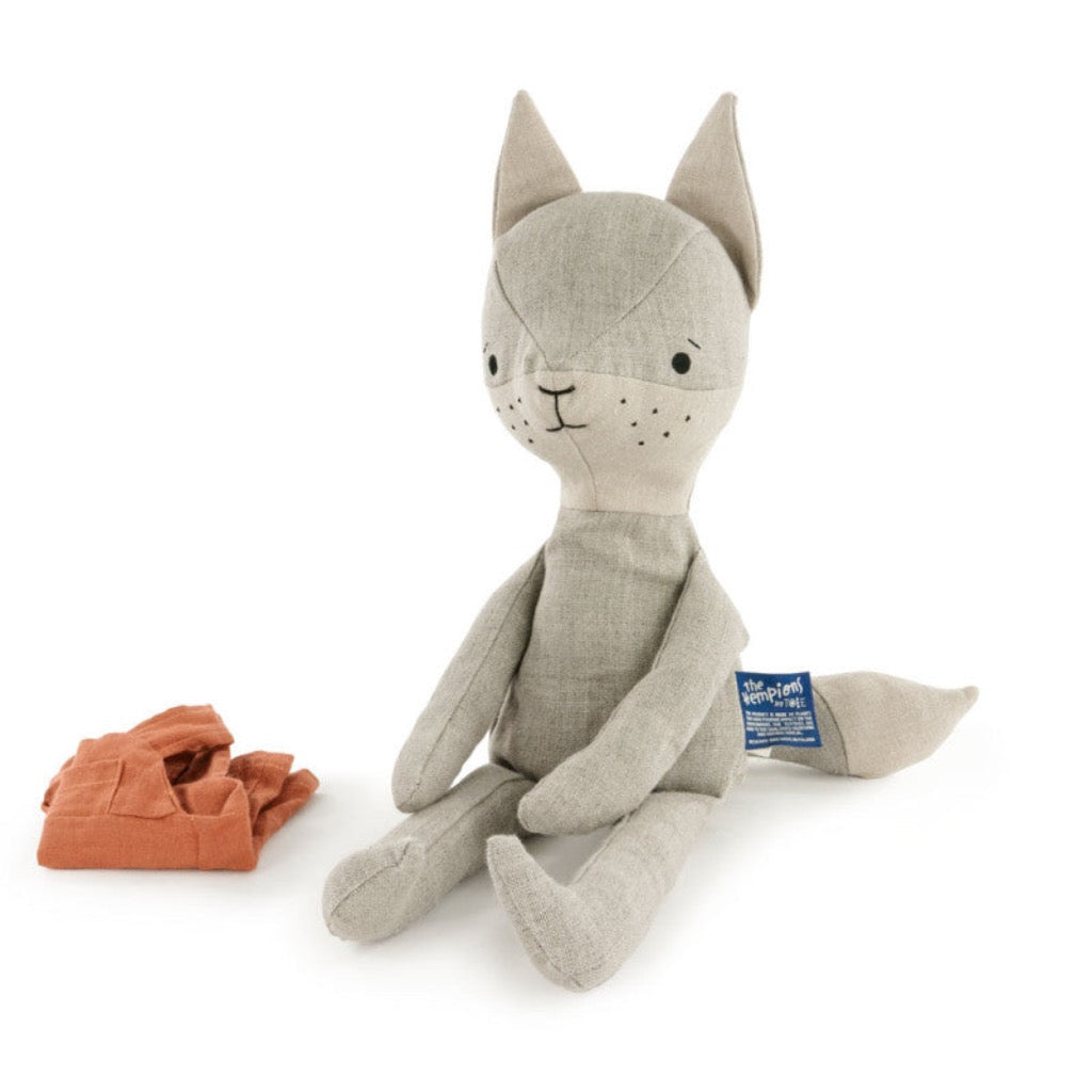 Fox The Hempions- cuddly toy made of Hemp.