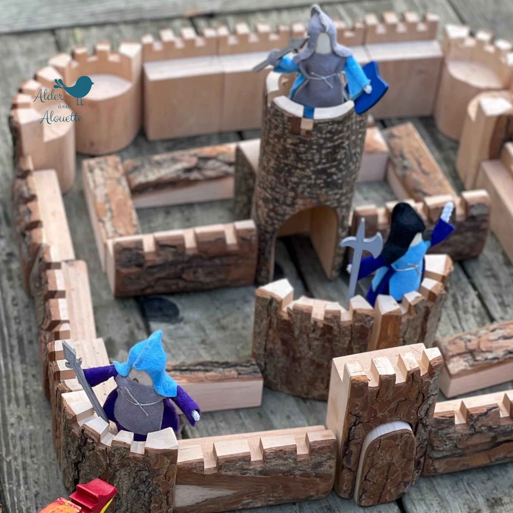 camelot castle blocks- 35 pieces