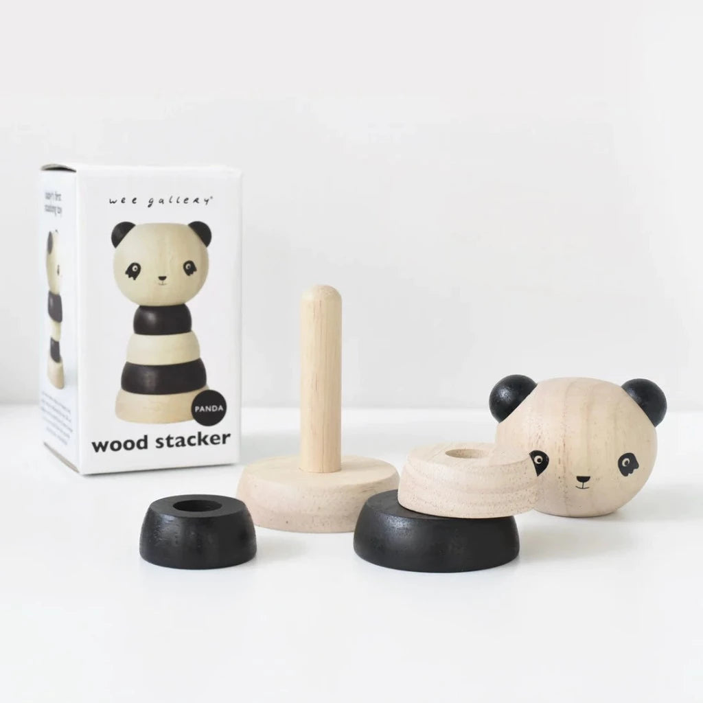 Wooden Stacker - Panda