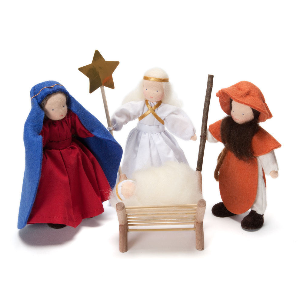 holy family with angel soft doll set - Nova Natural Toys & Crafts
