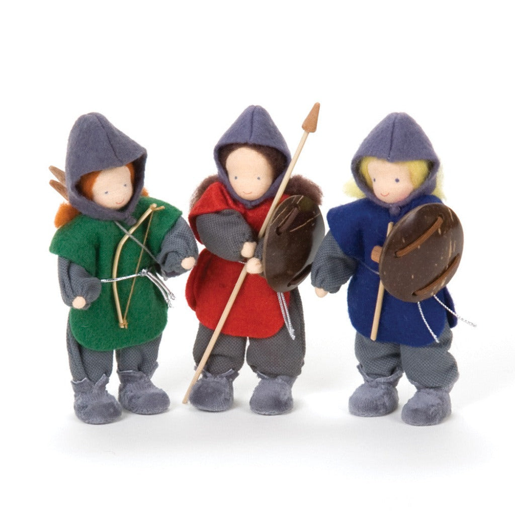 knights & archer soft doll set - nova natural toys & crafts