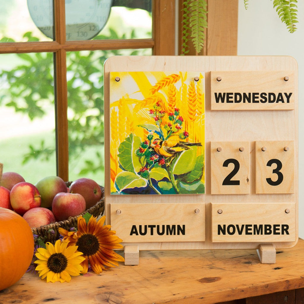 wooden calendar for all seasons - Nova Natural Toys & Crafts